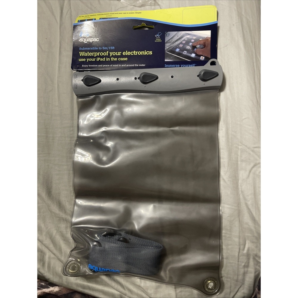 Aquapac Large Electronics Waterproof Case 668 Brand New With Strap